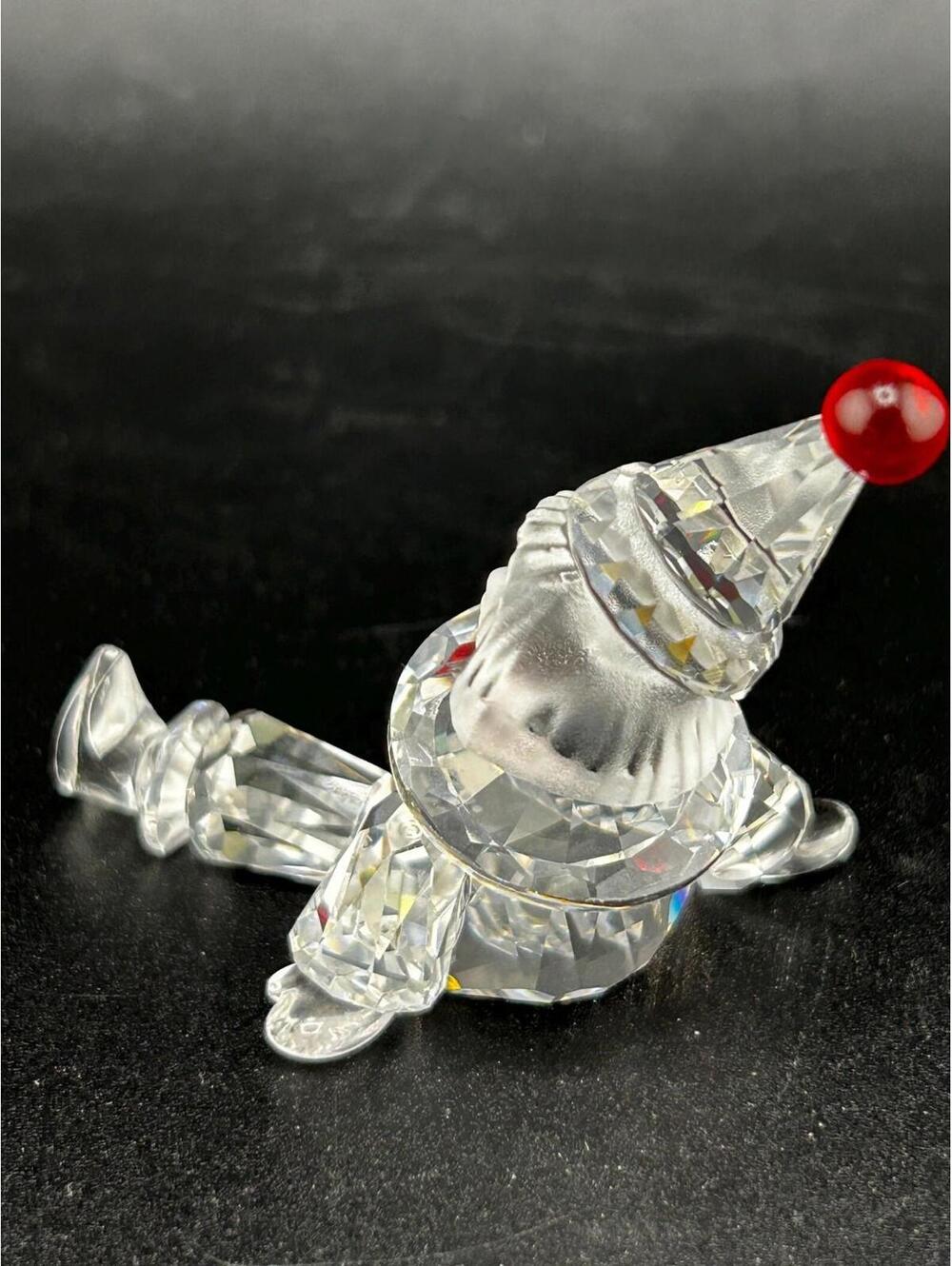 Swarovski Silver Crystal Clown Figurine - Picture 9 of 9